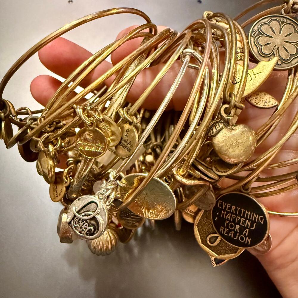Bundle of Gold Alex & Ani Bracelets 8.5 oz - Picture 7 of 7
